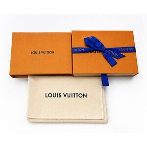 Louis Vuitton Empty Gift Box Dust Bag Ribbon Receipt M62650 Packaging Set Auth